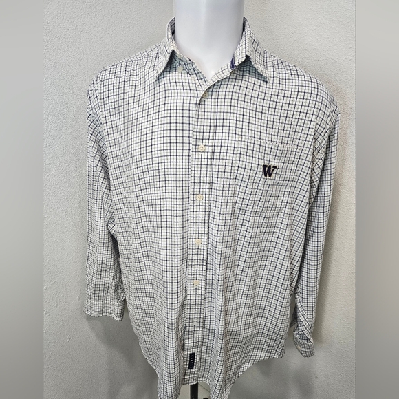 University of Washington men's button-down longsleeve large - Picture 1 of 6